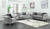 Frostine Sofa Pearl Silver
