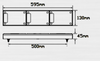 Line Drawing - J3BARWM - Jumbo Tail Lights, Stop, Tail, Indicator, Reverse Light with Reflectors Multi-Volt 12v & 24v. Caravan Friendly. Blister Single Pack. LED Auto Lamps. Ultimate LED. 