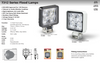 Data Sheet - 7312WM - Flood Lamp 12 Watt Flood Work or Reverse Lamp White Housing Multi-Volt 12v & 24v Single Pack. AL. Ultimate LED. 