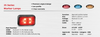 Data Sheet - 35RM - Rear End Outline Marker Light Multi-Volt 12v & 24v. Caravan Friendly. Blister Single Pack Black Housing Red Lens & Red LED. LED Auto Lamps. Ultimate LED. 