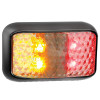 35ARM - Side Marker Light Multi-Volt 12v & 24v. Caravan Friendly. Blister Single Pack Black Housing Clear Lens & Amber, Red LED, LED Auto Lamps. Ultimate LED.