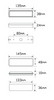 Line Drawing - 135WM Reverse Light Multi-volt 12v & 24v Single Pack. AL. Ultimate LED. 