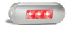 86RM - Rear End Outline Marker Light. Clear Lens & Red LED. Multi-Volt 12v & 24v Blister Single Pack Chrome Surrounding. Autolamp. Ultimate LED.