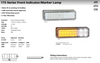 Data Sheet - 175AW/2 - Front Indicator Marker Lamp 12v, Clear Lens & Amber LED Twin Pack. LED Auto Lamps. Ultimate LED.
