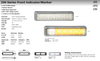 Data Sheet - 200CAW - Front Indicator Marker Lamp 12v Clear Lens & Amber and White LED Single Pack. LED Auto Lamps. Ultimate LED. 