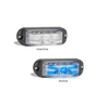 90BM - Emergency Lamp Blue Clear Lens Multi-Volt Single Pack. AL. Ultimate LED. 