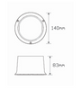 Line Drawing  - Arrow Board or Traffic Lamp Green 12v Single Pack. AL. Ultimate LED.