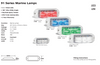 Data Sheet - 91RM - Coloured Marine Lamp Submersible High Powered Lamp Multi-Volt Single Pack. AL. Ultimate LED.