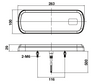 Line Drawing - BR280ARW - Stop Tail Indicator Lamp with Sequential Indicator Function Multi-volt Single Pack. RV Ultimate LED.