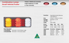 Data Sheet - 275GARWM - Stop, Tail, Indicator, Reverse Light with Reflector. Multi-Volt 12 & 24 Volt DC Blister Single Pack. LED Auto Lamps. Ultimate LED. 