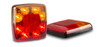 98BAR2 - Stop Tail Indicator Light with Reflector 12 Volt Red, Amber Lens & Red, Amber LED. LED Auto Lamps. Ultimate LED.