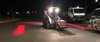 Safety Halo System fitted to a Skid Steer - Night Work.