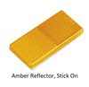SIDE REFLECTOR AMBER 
Twin Pack