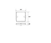 Line Drawing - 93430BL - Narva Model 34 LED Combination Stop Tail Indicator Light 12V Twin Pack. Narva. CD. Ultimate LED. 