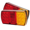 BR207LRMV - Box Trailer LED Tail Light Kit. Twin Pack. Stop, Tail, Indicator and Reflector. Multi-Volt 12v & 24 Volt DC Sytems. ADR Approved. ROADVISION. Ultimate LED.