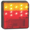 100BAR2 - Combination Tail Light. Small Trailer Rear Light. Stop, Tail, Indicator, Reflector Light 12v Blister Twin Pack. LED Auto Lamps.  Ultimate LED. 