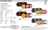 Data Sheet - 82CARR - Combination Tail Light. Small Tray & Truck Series Light. Chrome Housing. Clear Lens. Stop, Tail and Indicator Lights. 12v Only. Autolamp.  Ultimate LED. 