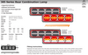 Data Sheet - 385ARRM-2 - Combination Tail Light. Medium Tray & Truck Series Light. Diffused Tail Function. Sequential Indicator. Clear Lens. Stop, Tail and Indicator Lights. Twin Pack. Multi-Volt 12v & 24v. Autolamp.  Ultimate LED. 