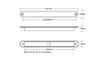 Line Drawing - 235RHM12E - Centre High Level Stop Lamp. Recessed Mount. Slimline, Low Profile. High Brightness LEDs. 5 Year Warranty. Autolamps. Ultimate LED. 