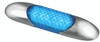 68B - Blue Coloured Lamp. Courtesy Coloured Light. Surface Mount. Super Slimline Design. 12v Only. Autolamp. Ultimate LED.