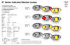 Data Sheet - 97CARIM - Low Profile Clearance Light with Direction Indicator. Amber and Red Clearance Light with Cat 5/6 Side Direction Indicator. Base Mount, Clip In Lamp, Chrome Bracket. Low Profile. 5 Year Warranty. Multi-Volt 12v & 24v. Autolamps. Ultimate LED. 