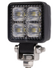 Small and Compact 12watt Flood Light LED. Alloy Housing with Stainless Steel Mounting Brackets 10-30VDC Part No RWL1252F Flood Beam