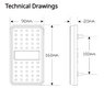 A212BAR2  Submersible Stop, Tail, Indicator Lamps 12v Twin Pack. Ultimate LED.