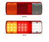 310 Series LED Taillight Combinations Assembly. 12 and 24v Systems