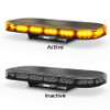 LB380ATM - Emergency Mini Bars. Surface Mount. Amber Emergency Mini Bar 380 Series. Tinted Lens. Single Bolt Mount. 5 Year Warranty. Multi-Volt 12v & 24v. Class 1. 18 Selectable Flash Patterns. Autolamps.  Ultimate LED.