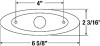 Line Drawing for the B178-10 Bezel. 