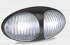 37WM - Front End Outline Marker Light with Black Base Multi-Volt 12v & 24v Single Pack. LED Auto lamps. Ultimate LED.
