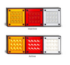 280ARWM - Mini Jumbo Truck Style Combination Tail Light. Stop, Tail , Indicator & Reverse Light. Multi-Volt 12v & 24v. Caravan Friendly. Blister Single Pack. LED Auto Lamps. Ultimate LED. 
