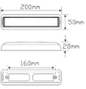 Line Drawing -200BIRSTME2 Stop, Tail, Indicator, Reverse Light Multi-Volt 12v & 24v Twin Pack.  AL. Ultimate LED.  