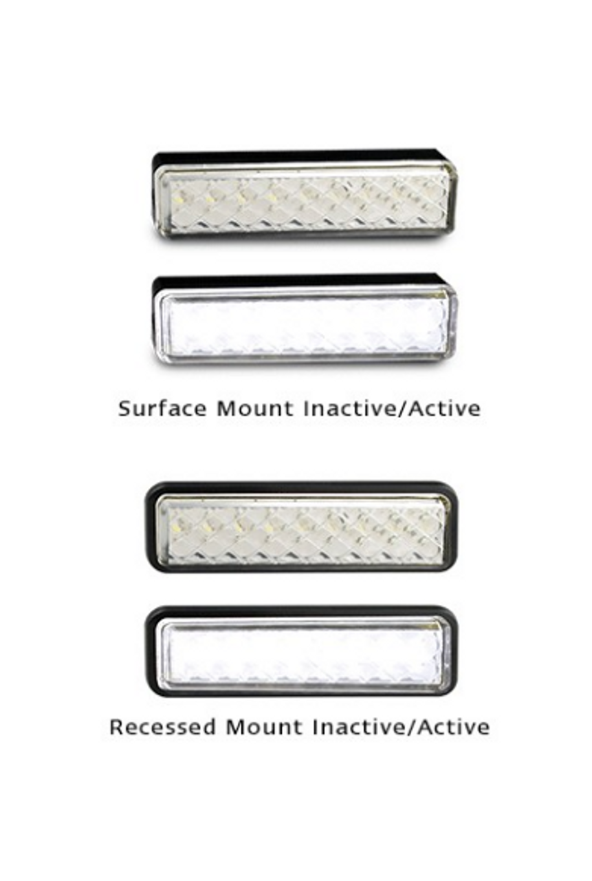 135WM Reverse Light Multi-Volt 12v & 24v Single Pack. AL. Ultimate LED. 