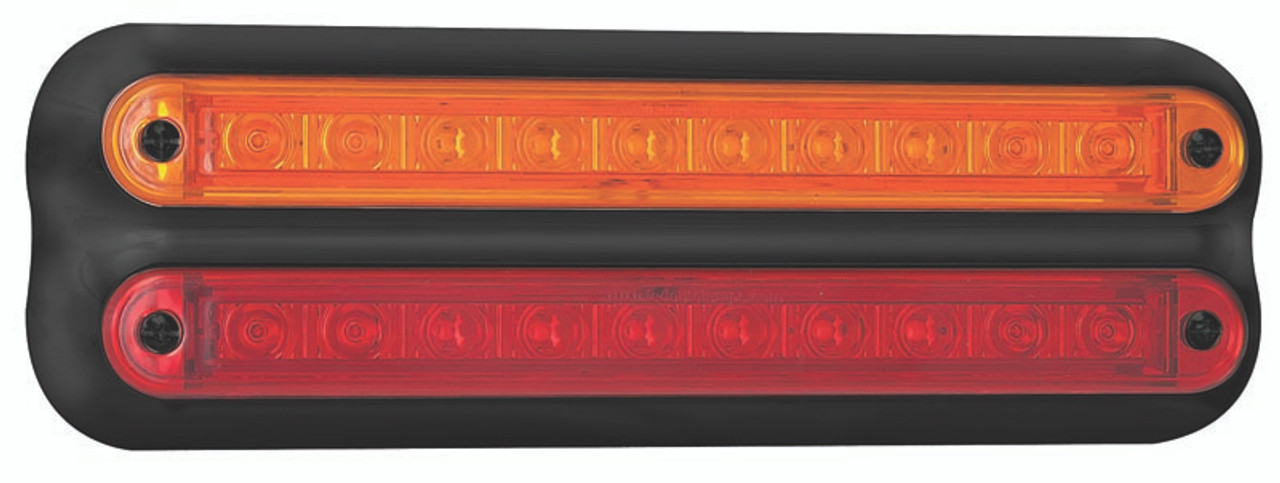 235BAR12 - Stop, Tail, Indicator Light 12 Volt Blister Single Pack Double Bracket. Caravan Friendly. LED Auto Lamps. Ultimate LED. 