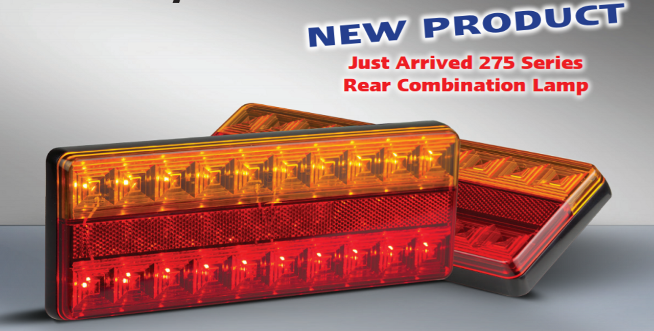 275MAR Stop, Tail, Indicator, Reflector Light. Single Light Pack Multi-volt 12v & 24v. AL. Ultimate LED. 
