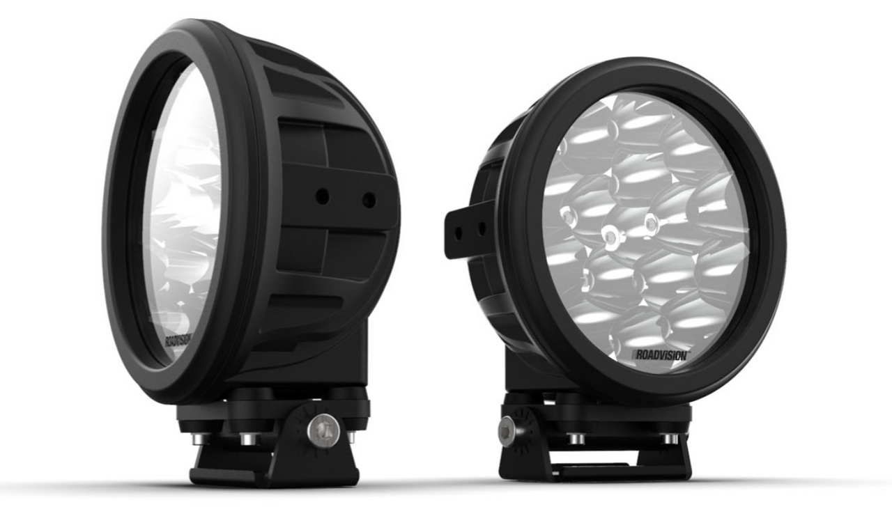 Dominator 7 inch Driving Light. Spot Beam. 80 watt, 6400 Lumens per light. 936m of light. Roadvision. Ultimate LED. Sold in Single Packs