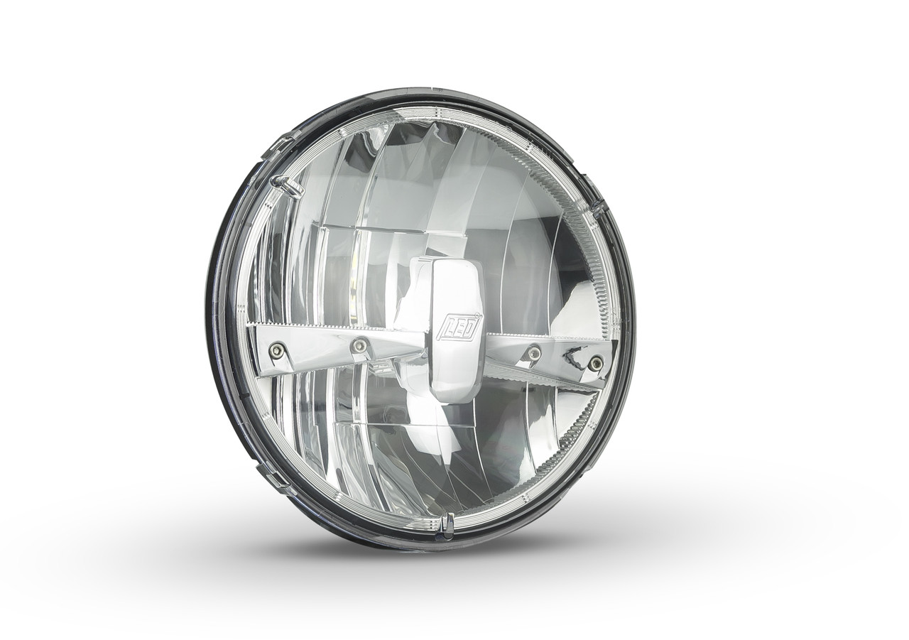 HL174 - 7inch Sealed Beam Headlamp High Beam with Park Function. Multi-Volt 10v & 32v Blister Twin Pack. LED Auto Lamps.  Ultimate LED. 