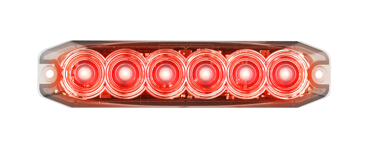 Red led shop emergency lights