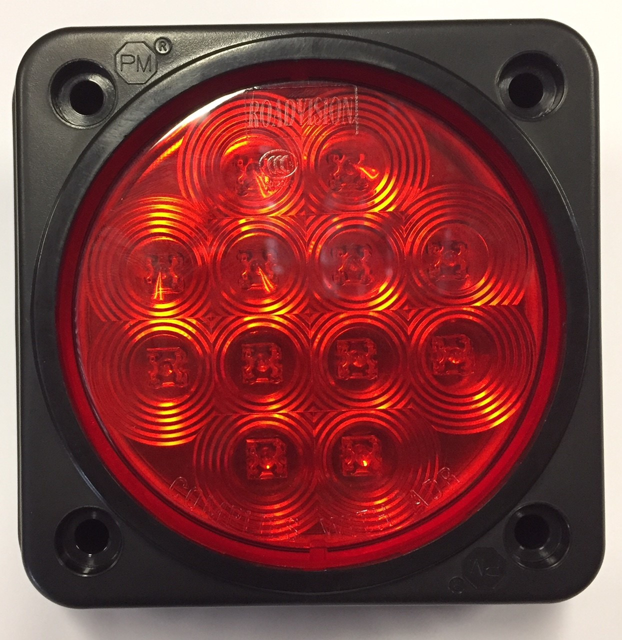 Traffic Control Light, Single Red with Mounting Housing. Great for Warehouse, Loading Docks, Warehouse Pedestrians, Sealed Doors, Roller Doors, Road Work Traffic Control. Housing size: 222 x 146 x 55mm