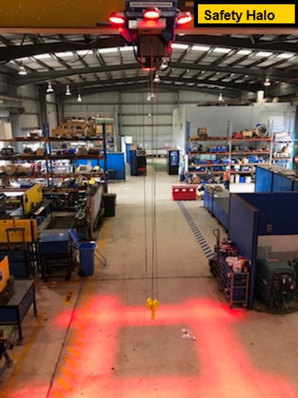 Installation of our Overhead Cranes Awareness System in Red at Queensland