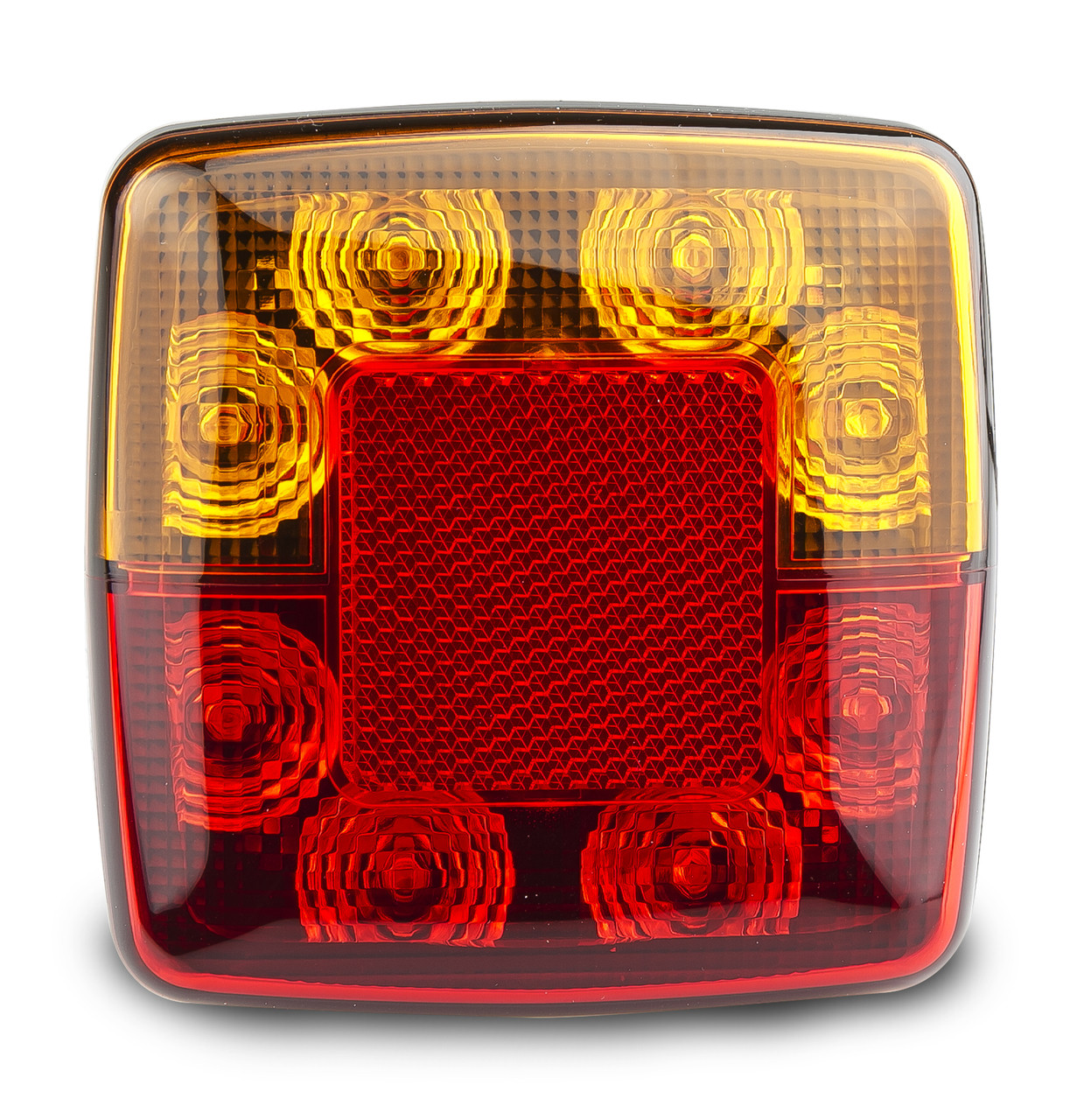 98BARLP2/10 - Stop Tail Indicator light with Reflector and Licence Plate Light, 10m cable Kit.  12v Twin pack. AL. Ultimate LED.