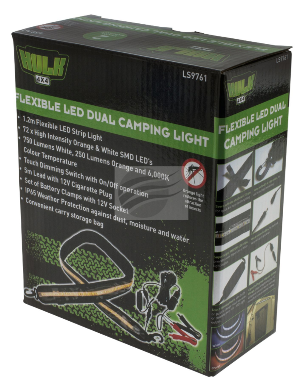 LS9761 - Flexible LED Dual Camping Light 12V HULK. CD. Ultimate LED. 