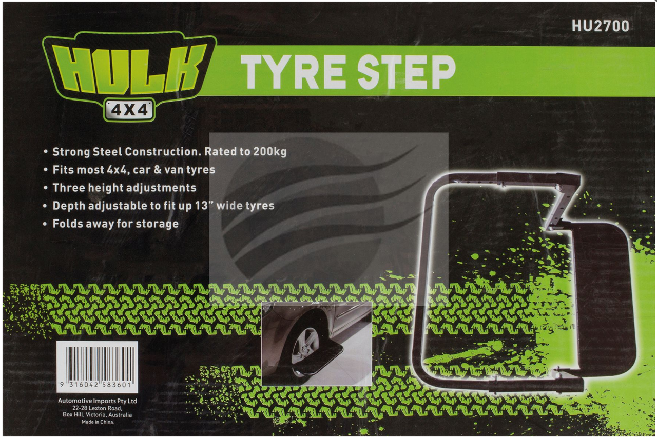 HU2700 - Adjustable Wheel / Tyre Step. HULK. CD. Ultimate LED. 