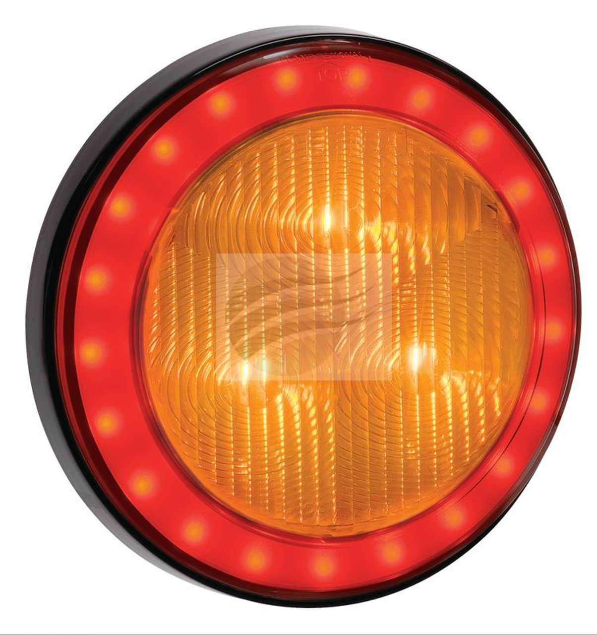 Narva Model 43 LED Round Rear Direction Lamp with Tail Lamp Ring. Multi