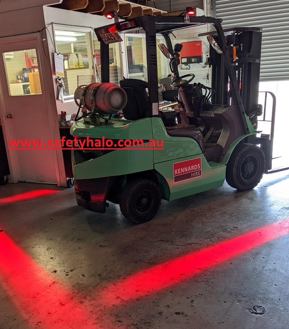 Safety Halo System Kennards Hire Forklift Ultimate LED