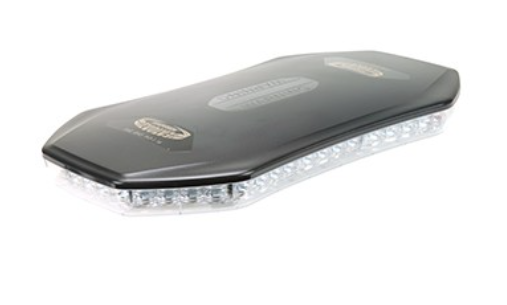 RLB402CY - Low Profile Emergency Safety LED Mini Bar LED Clear Lens Multi-volt 10 Flash Patterns. 40 Watt, Class 1. Fixed Mount. Single Pack. Ultimate LED.