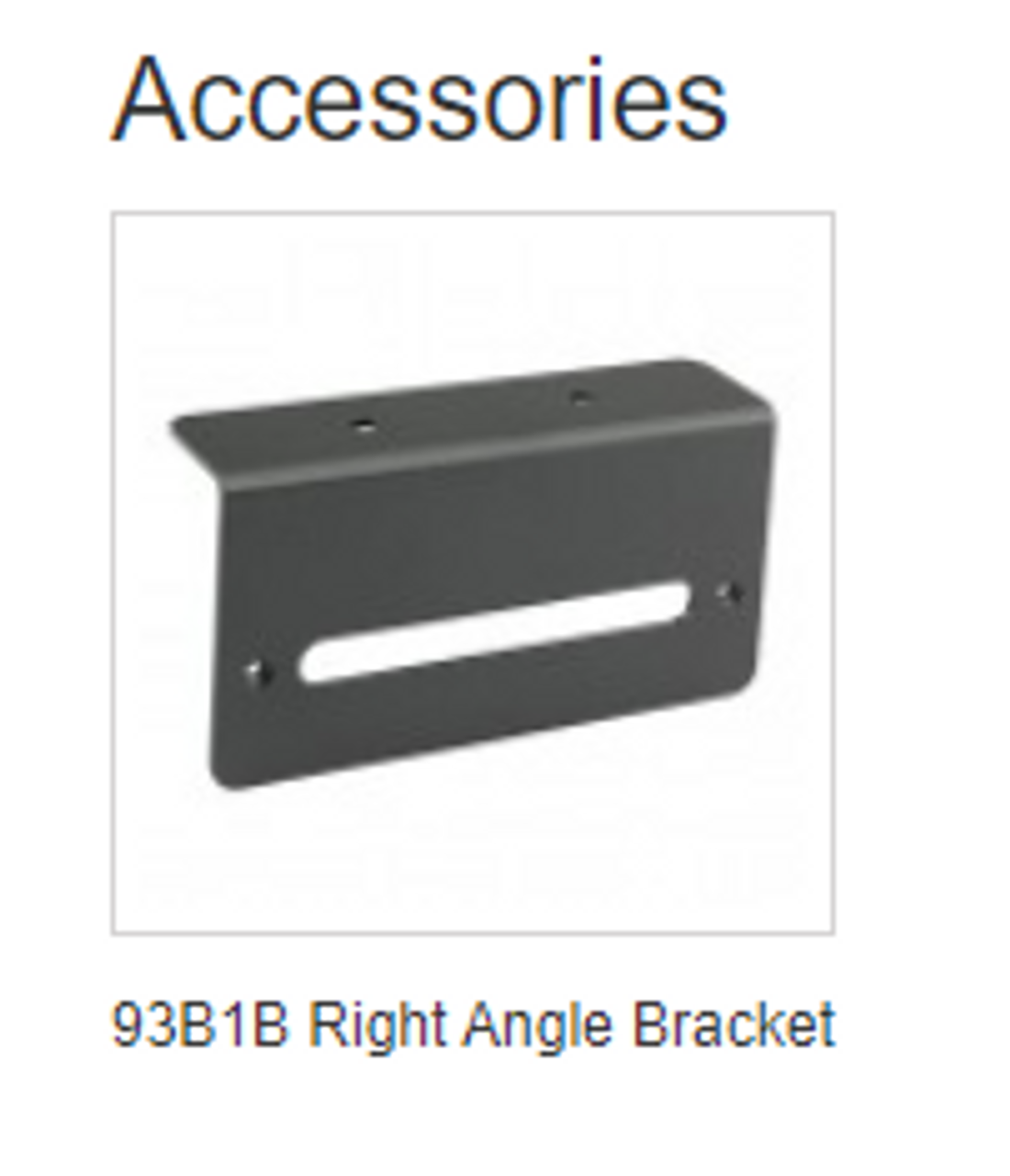 Mounting Bracket for the 93 series LED strobe Lights