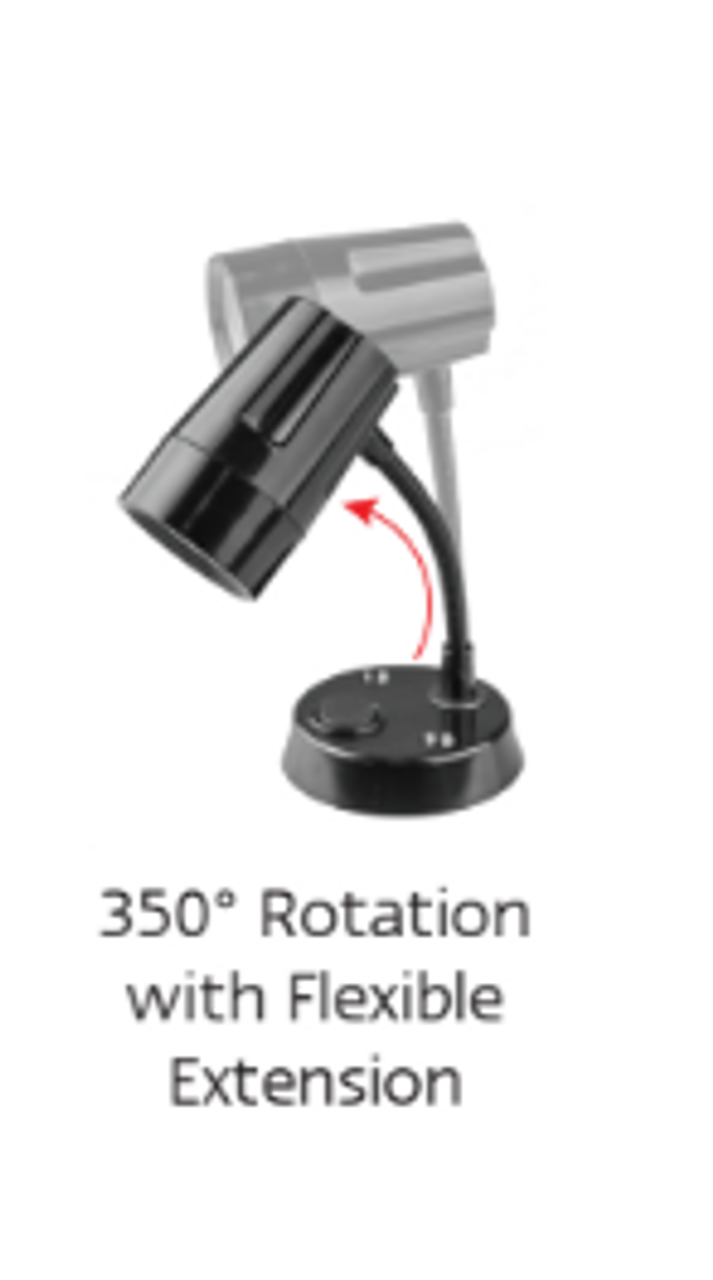 RL330 - Reading Lamp. New Design with Rotate and Flexible Neck Extension. Cool White. 3 Year Warranty. 12v Only. Single Pack. Autolamps. Ultimate LED. 