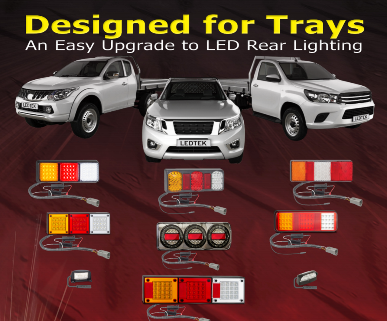 SO282ARWM2LR450+PATCHL-CRUISER - Vehicle Patch Cable System. Easy LED Upgrade. Stop, Tail, Indicator and Reverse. Lamp with Conversion Cable, Plug. Prewired Lamp and Patch Lead to Vehicle Loom. To Suit Toyota Land Cruiser. Autolamp. Ultimate LED. 